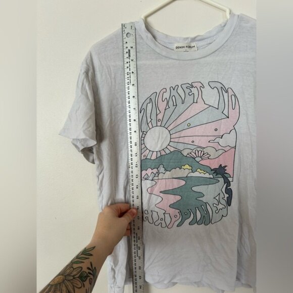 DENIM FORUM Aritzia The Old Favourite Oversized Tee - Picture 6 of 9